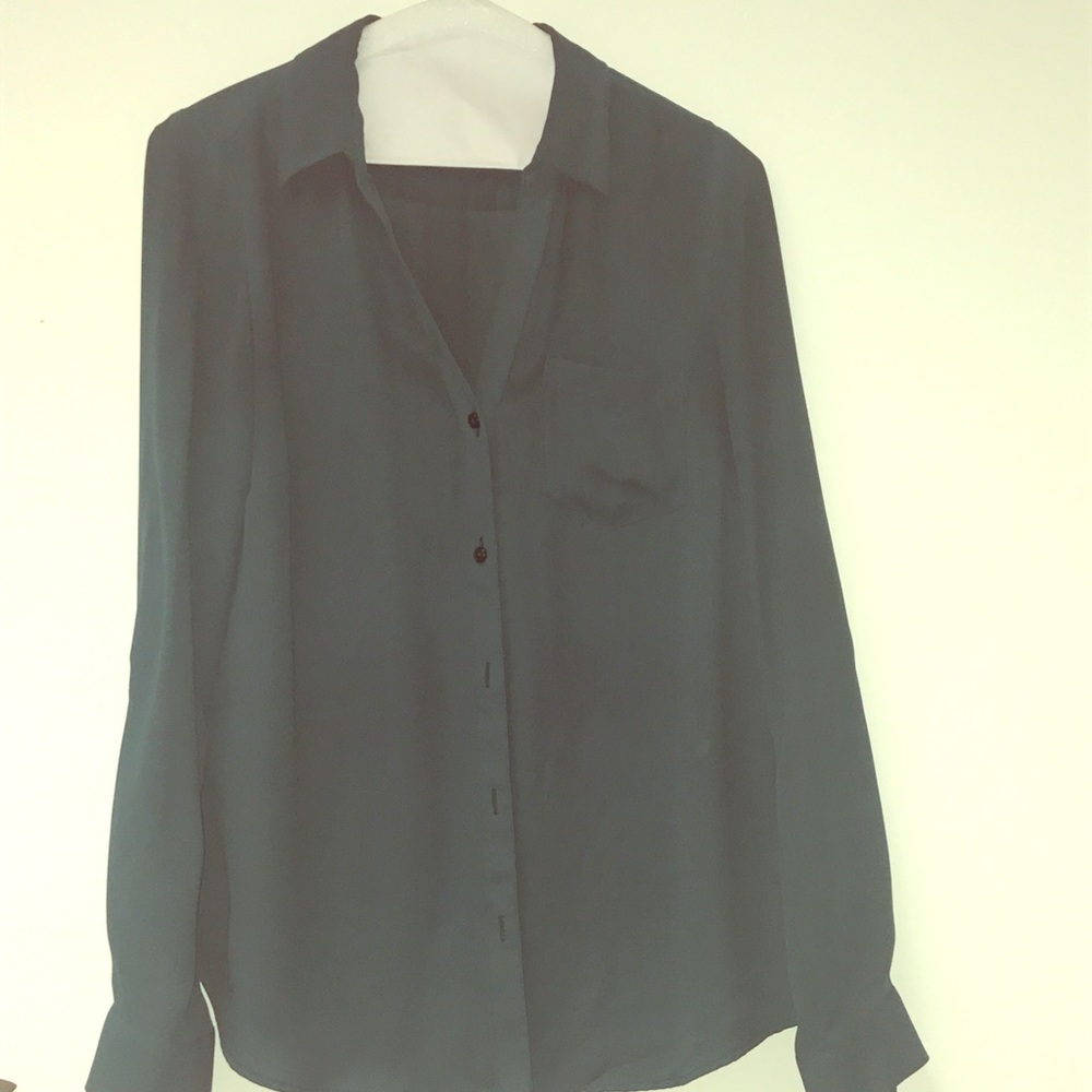 The Limited Ashton top in dark green